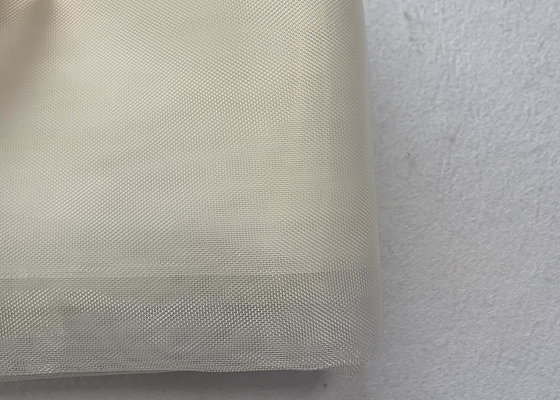 Vải dệt trơn 12 lưới Lưới lọc nylon 100% Màu trắng vàng