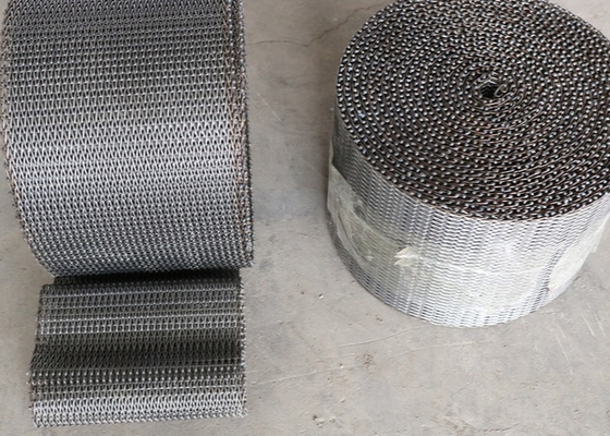 Dây băng tải dệt cân bằng Dây đai thực phẩm Thép không gỉ 316l