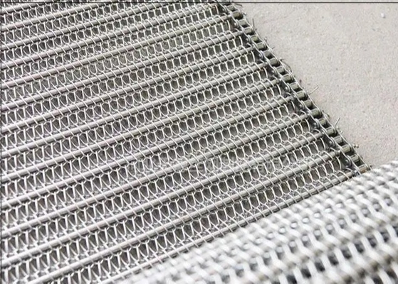 Dây chuyền làm mát thực phẩm Lưới băng tải rộng 1,3m Sus304