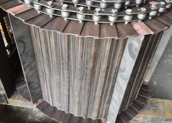 Băng tải lưới thép không gỉ SGS 314 cho ngành công nghiệp sản phẩm thủy tinh