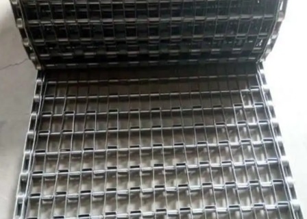 Liên kết chuỗi 304 Dây đai lưới phẳng để rửa rau băng tải